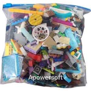 Lego Misc Lot Assorted One Gallon Zip Bag #8